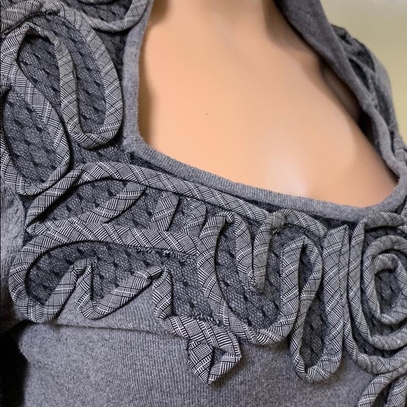 Women blouse embroidered pattern by leo guy size M - Picture 3 of 6